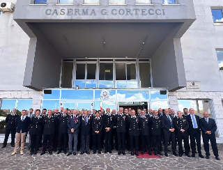 Ancona – Il generale interregionale dei carabinieri Iacobelli in vista nelle Marche